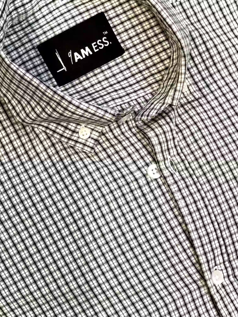 Micro Check Cotton Shirts