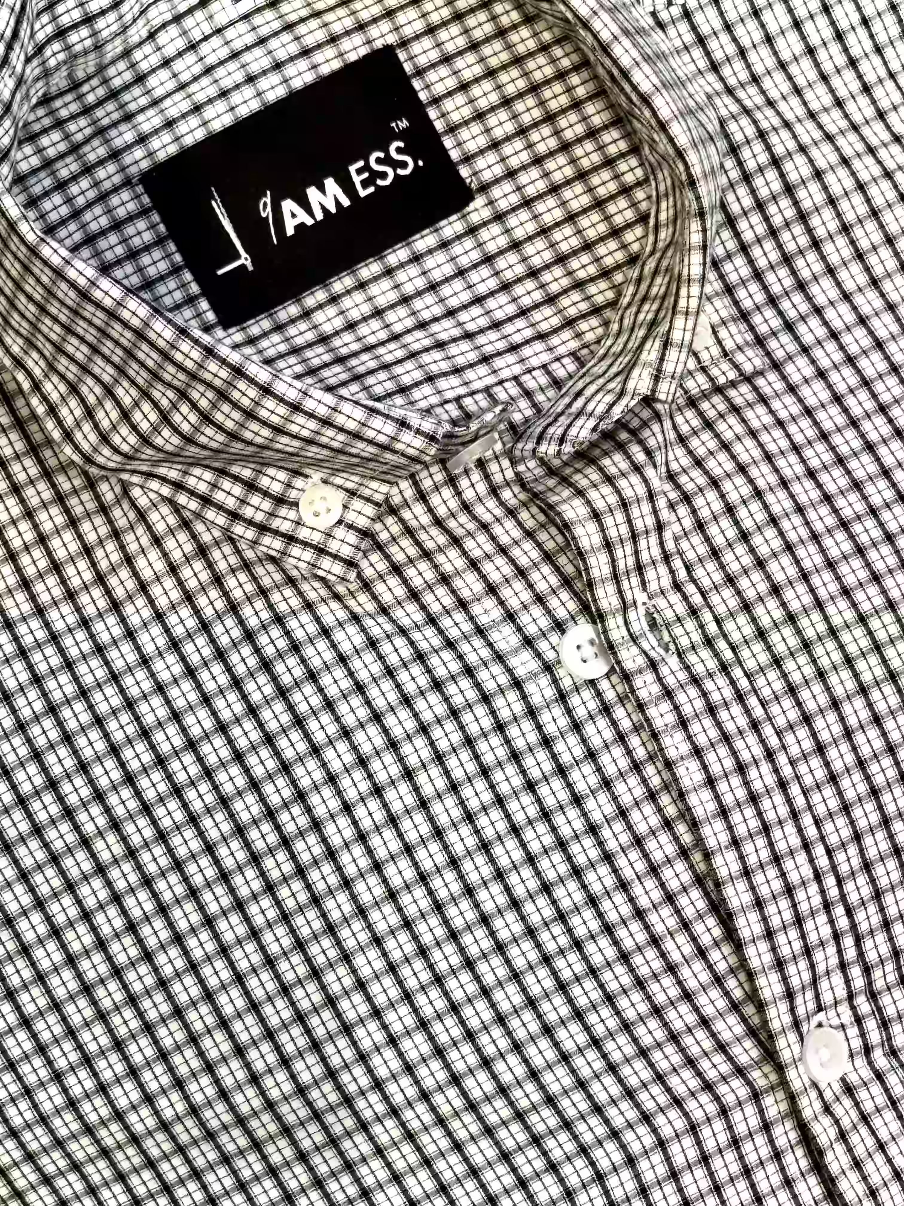 Micro Check Cotton Shirts