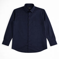 Satin Shirt - Ink Blue