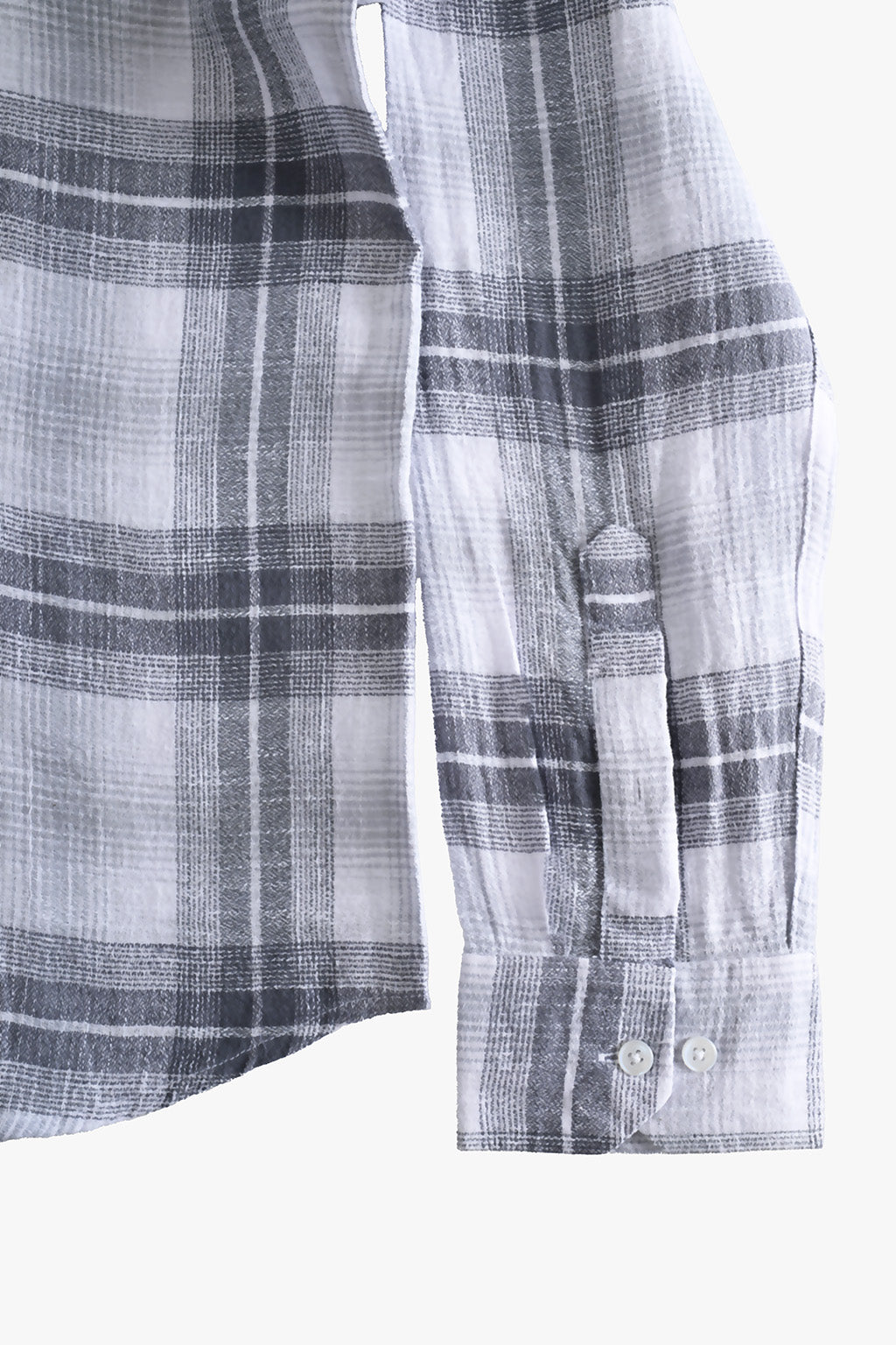 Dobby Cotton Shirt - Ash Grey