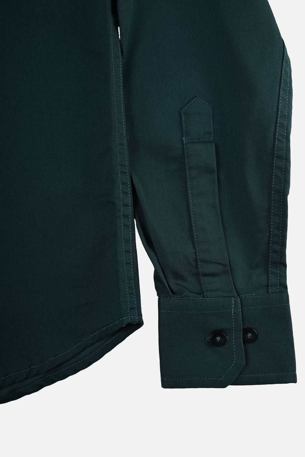 Satin Shirt - Pine Green