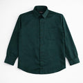 Satin Shirt - Pine Green