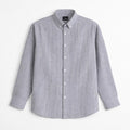 Micro Check Cotton Shirt - White