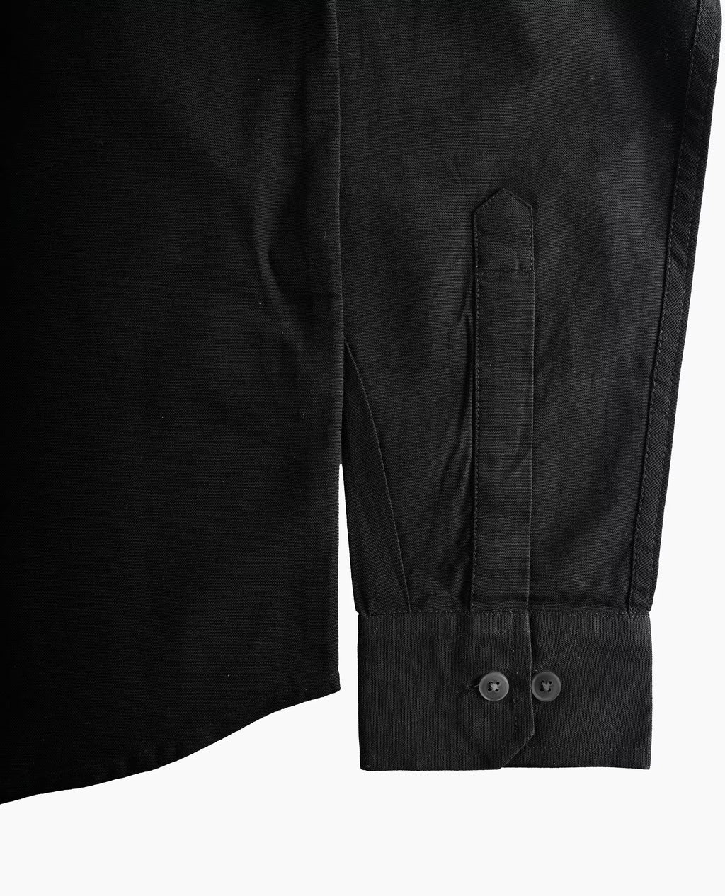 Standard Oxford Cotton Shirt - Black