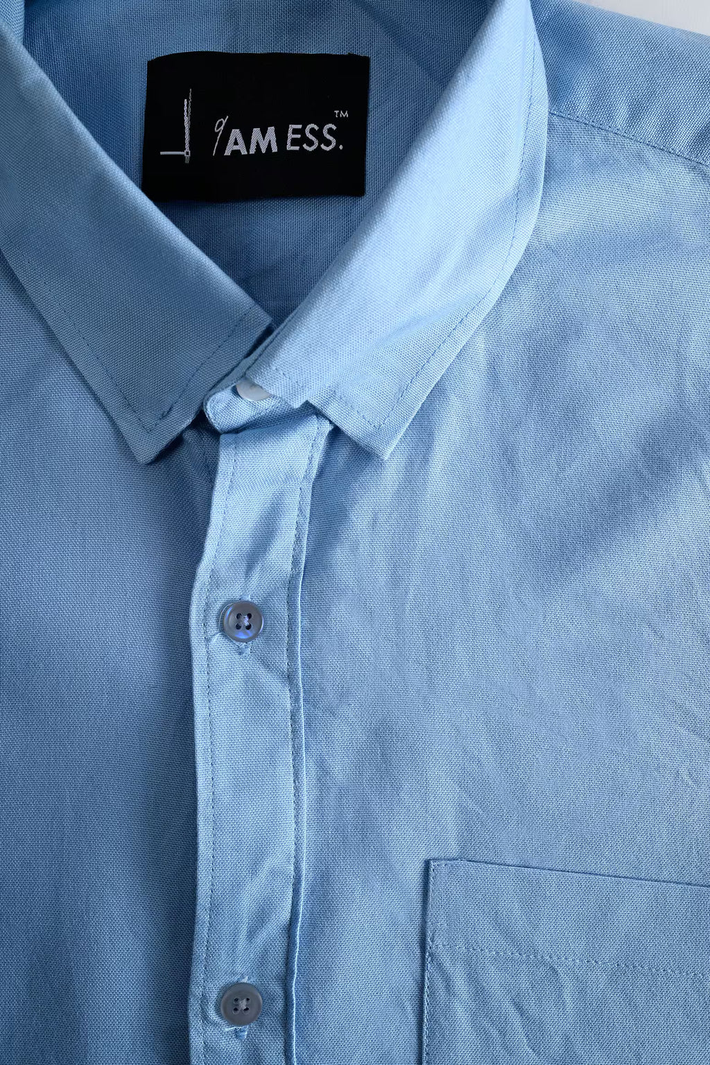 Standard Oxford Cotton Shirt - Light Blue