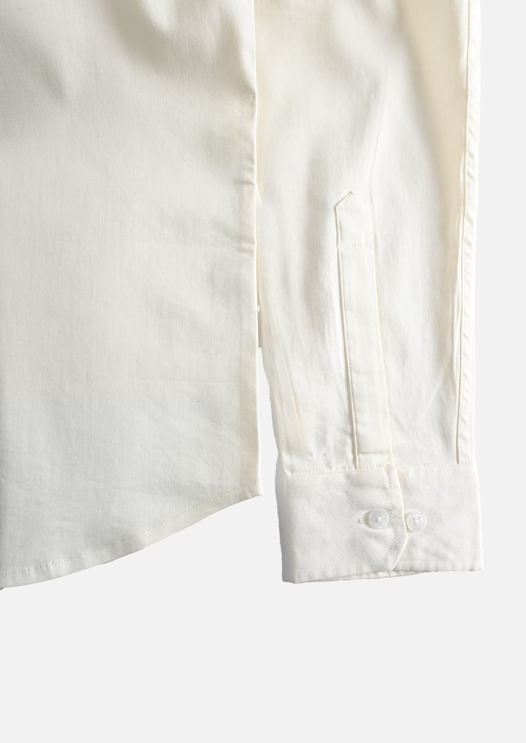 Satin Shirt - Ecru / Light Beige