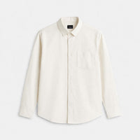 Satin Shirt - Ecru / Light Beige