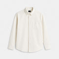 Satin Shirt - Ecru / Light Beige