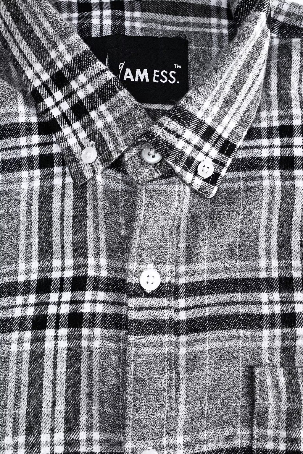 Wool-Blend Check Shirt