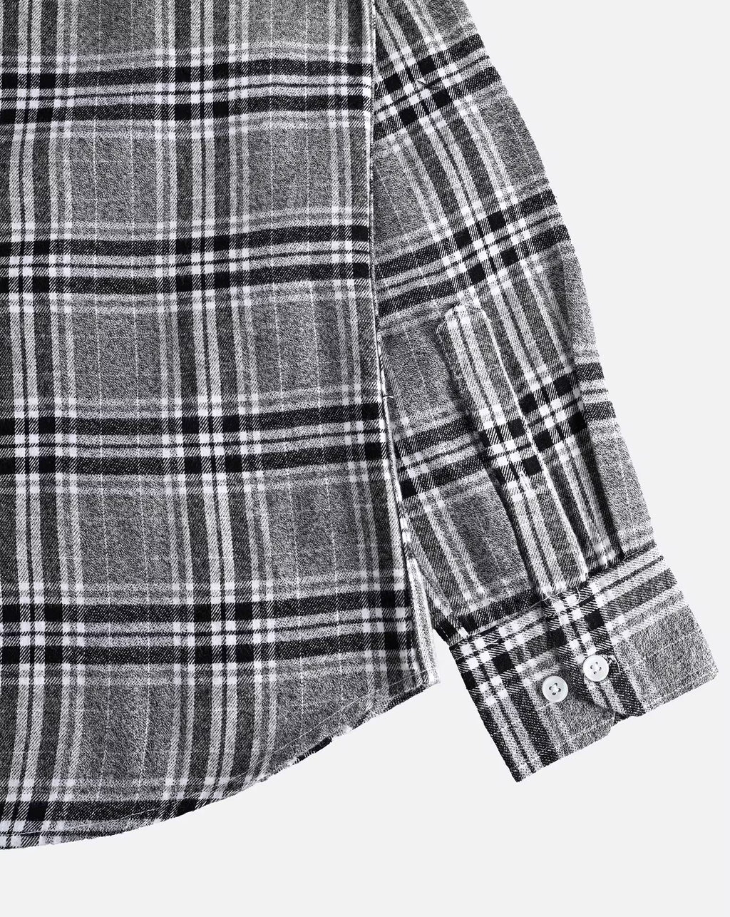 Wool-Blend Check Shirt