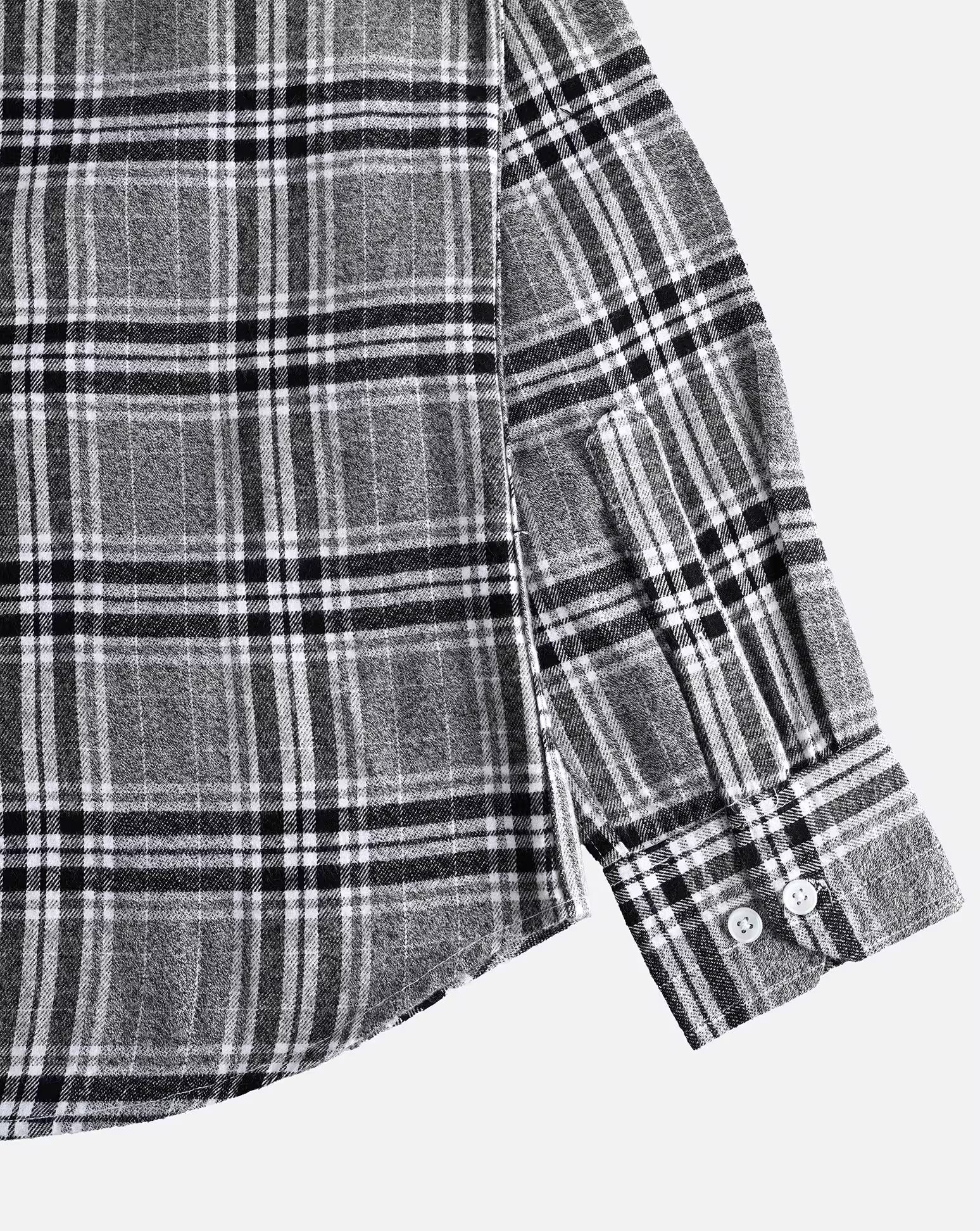 Wool-Blend Check Shirt