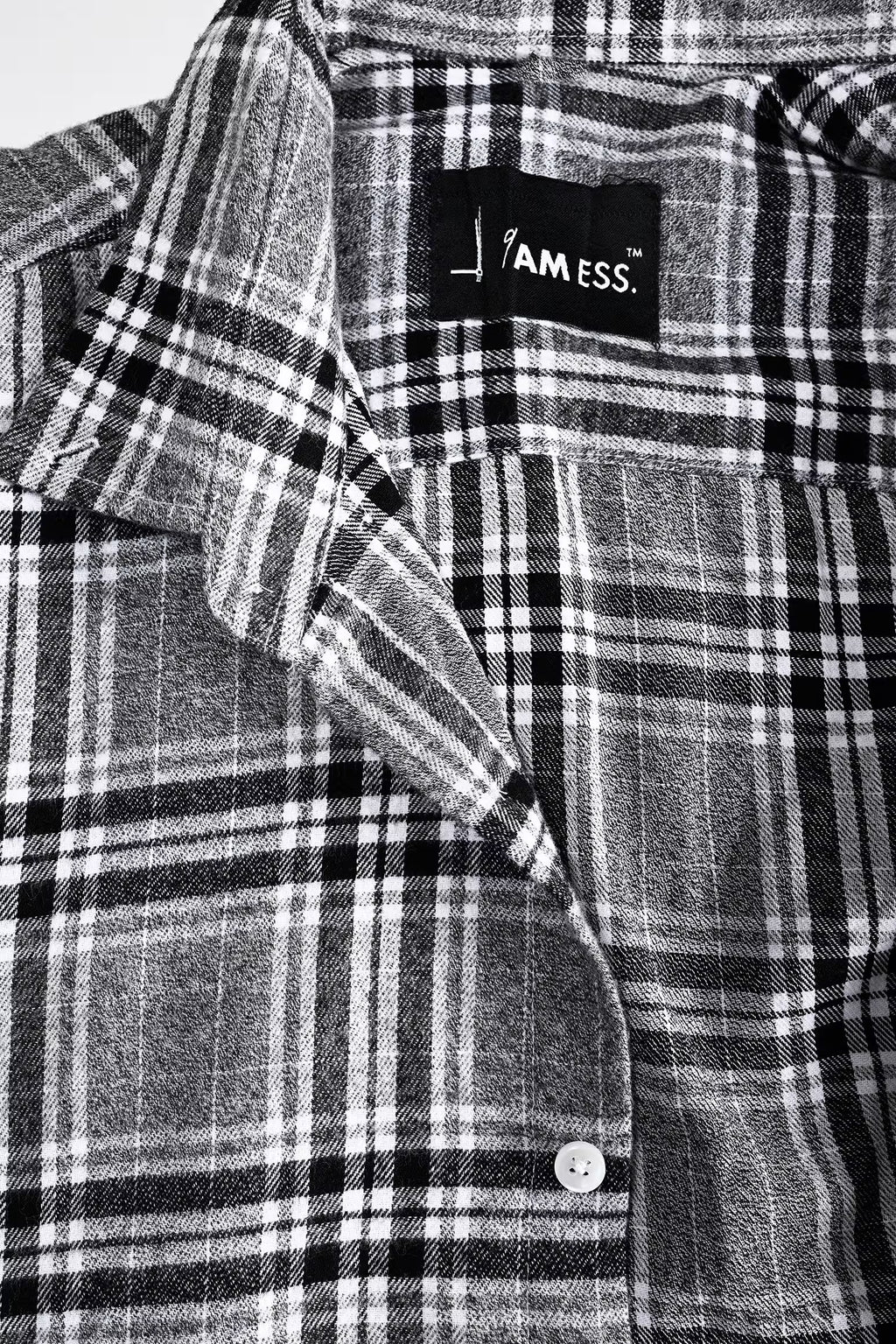 Wool-Blend Check Shirt