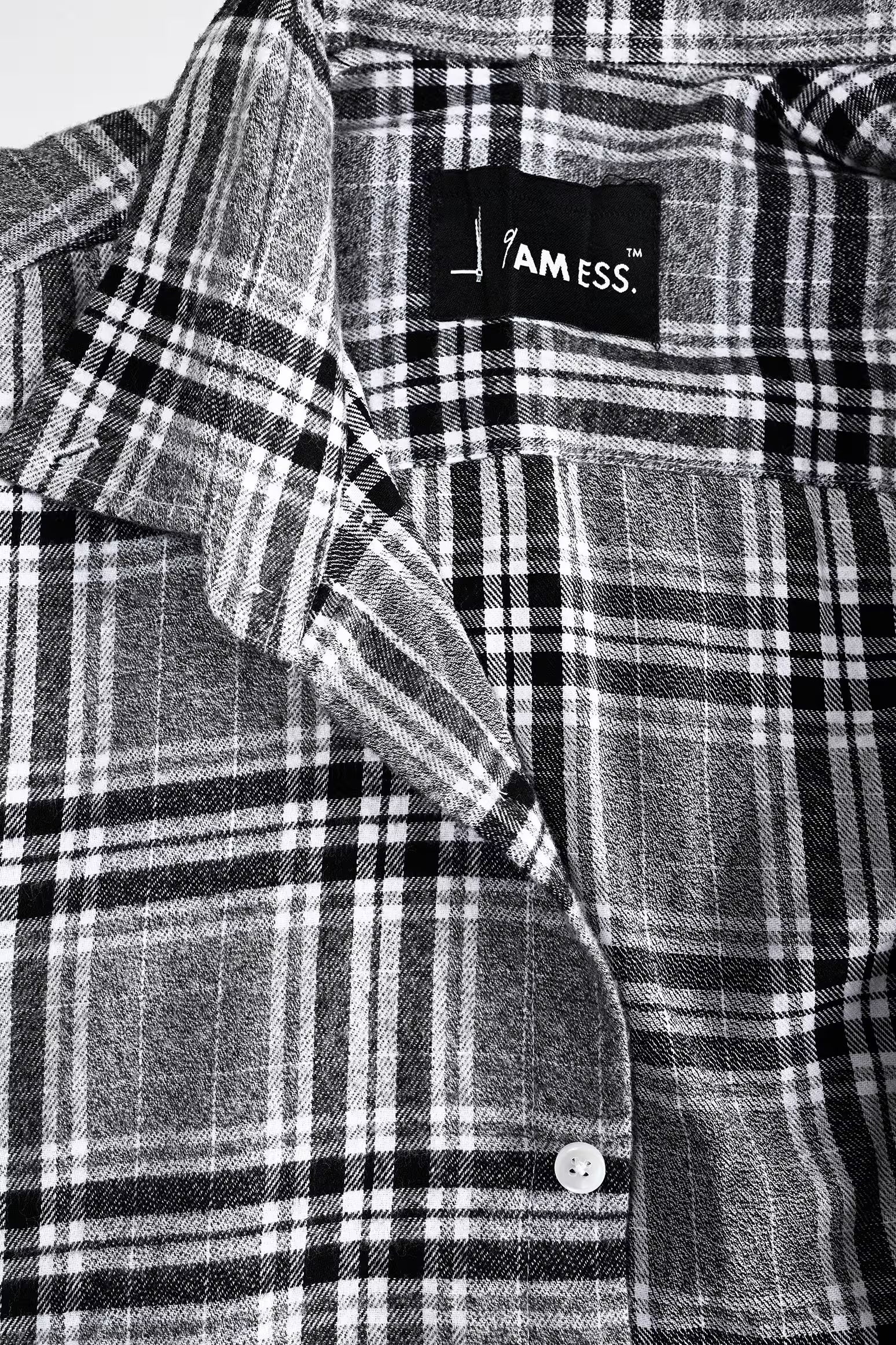 Wool-Blend Check Shirt
