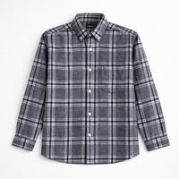 Wool-Blend Check Shirt