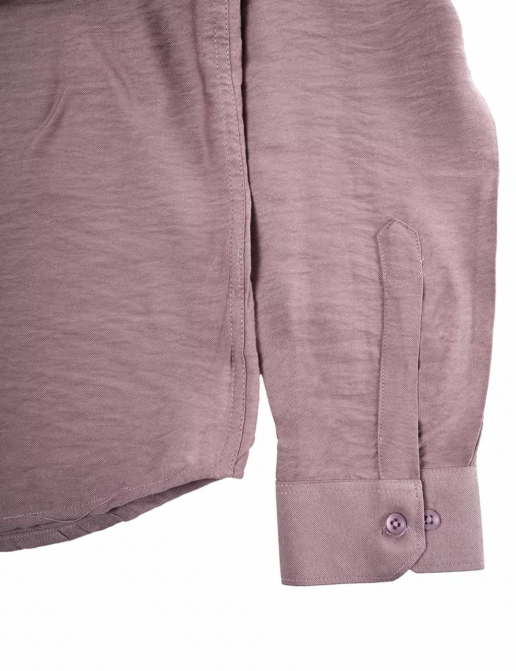 Crinkled Textured Shirt - Muted Rose